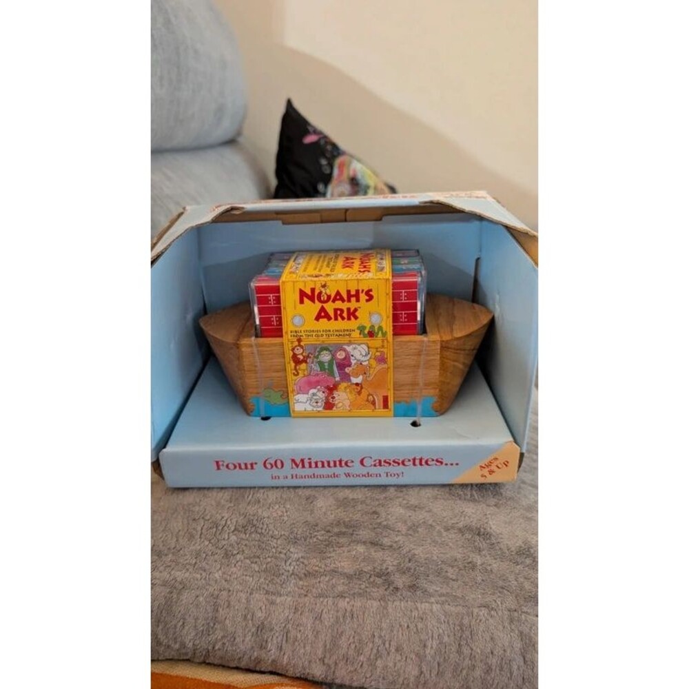 Noah's ark cassette set, vintage